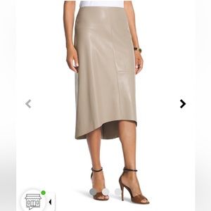 Chicos vegan leather skirt